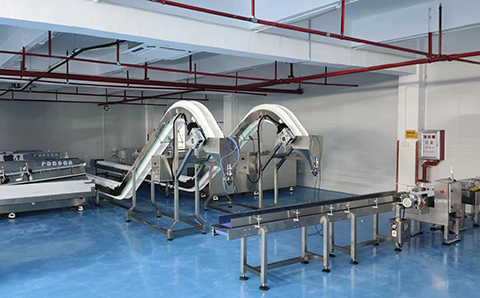 The automatic packaging production line is suitable for packaging production of various food, medicine, daily chemical supplies and other industries